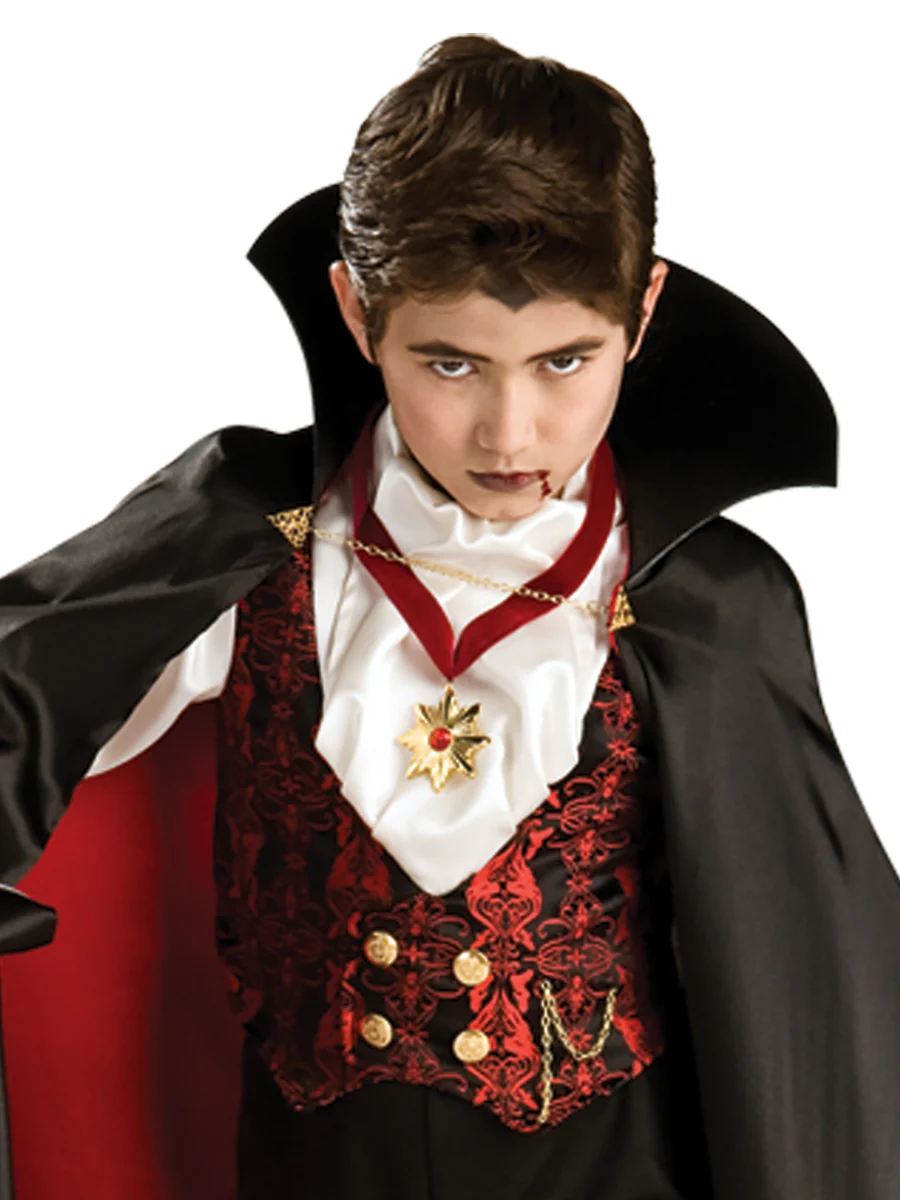 Kids' Classic Elegant Vampire Costume - Image 2