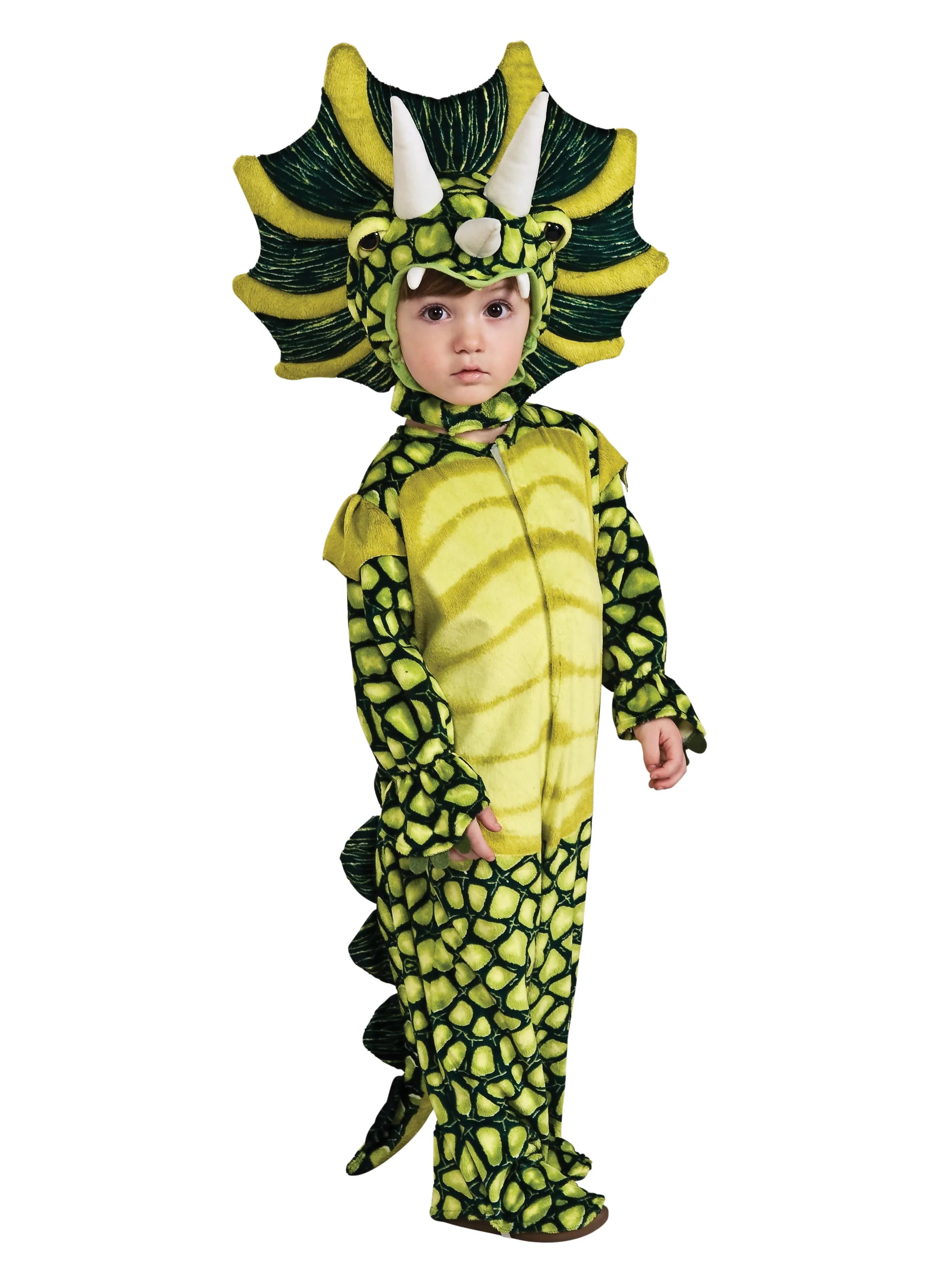 Boys' Green Triceratops Costume