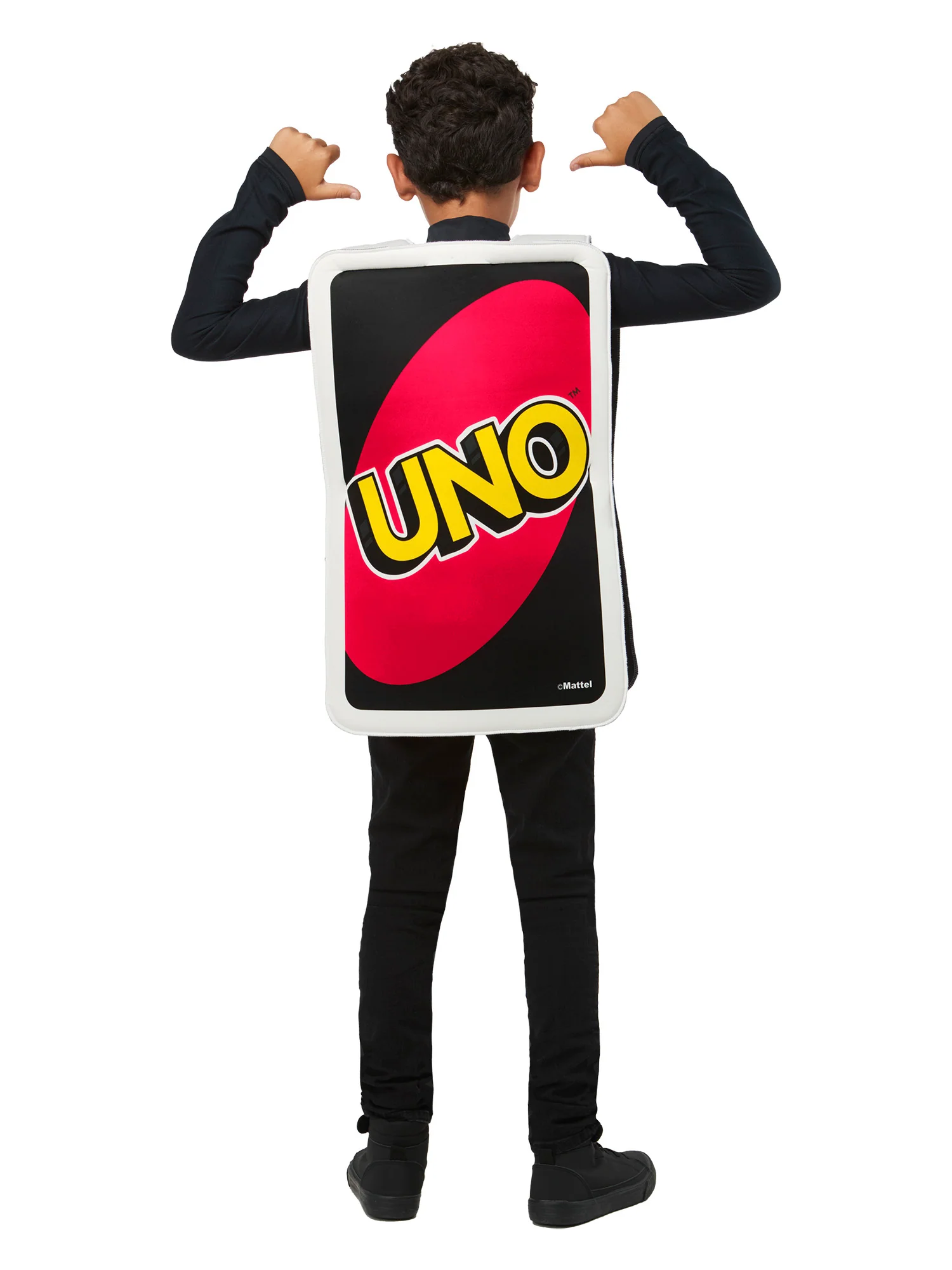 Kids' Mattel Uno Draw Four Card Costume - Image 4