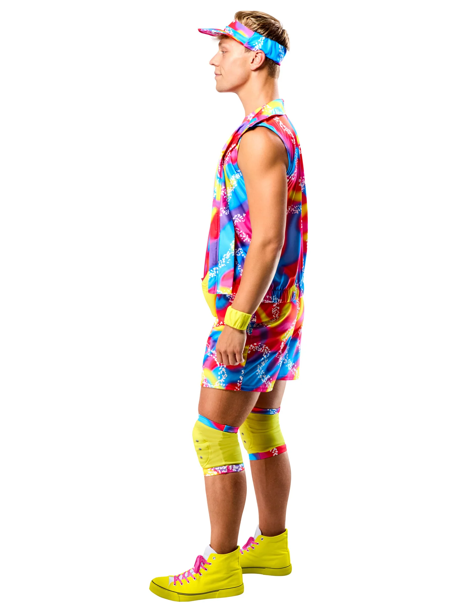 Men's Barbie Movie Roller Skate Ken Costume - Image 3