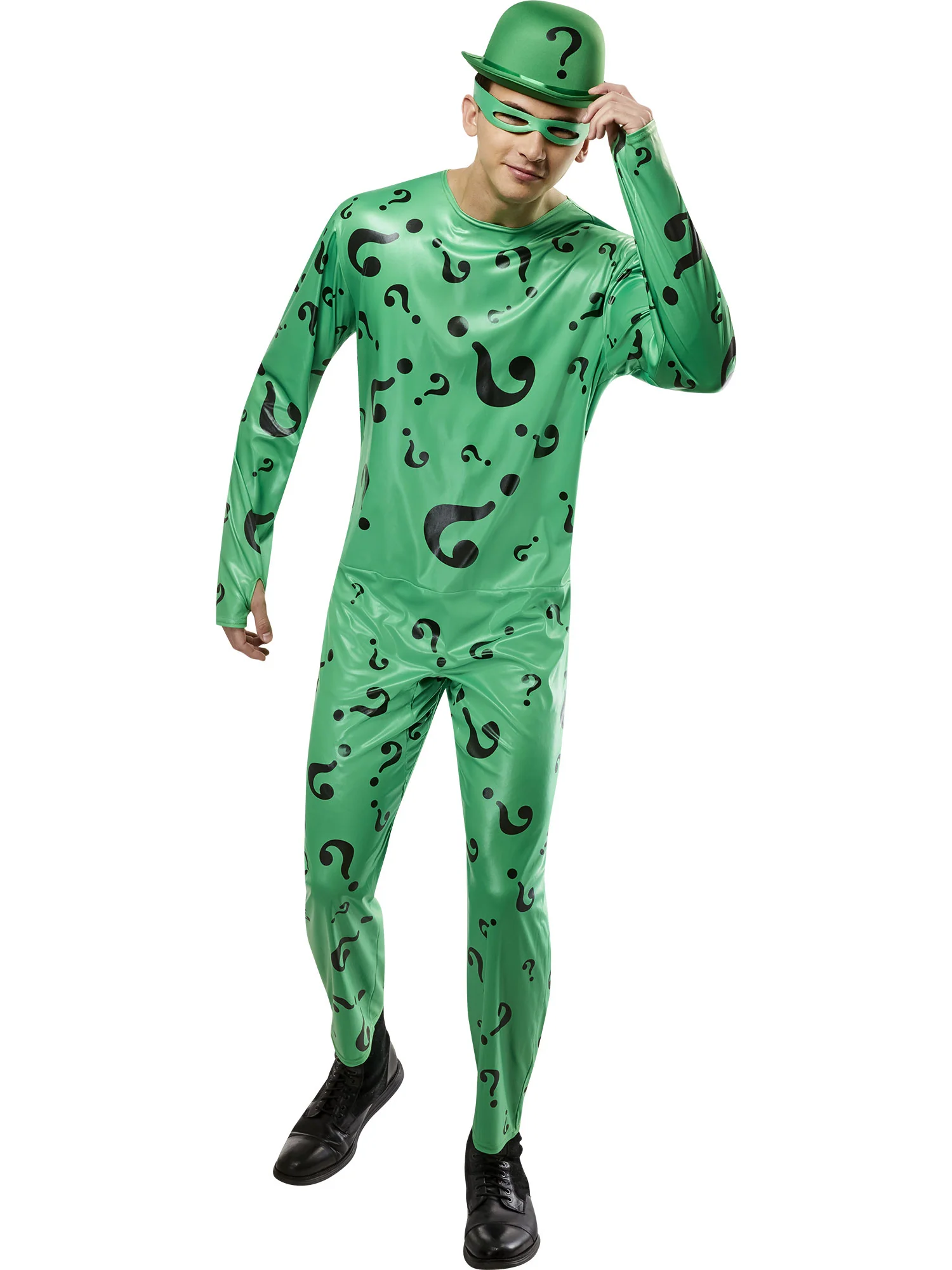 Men's Batman Forever Riddler Costume - Deluxe - Image 3