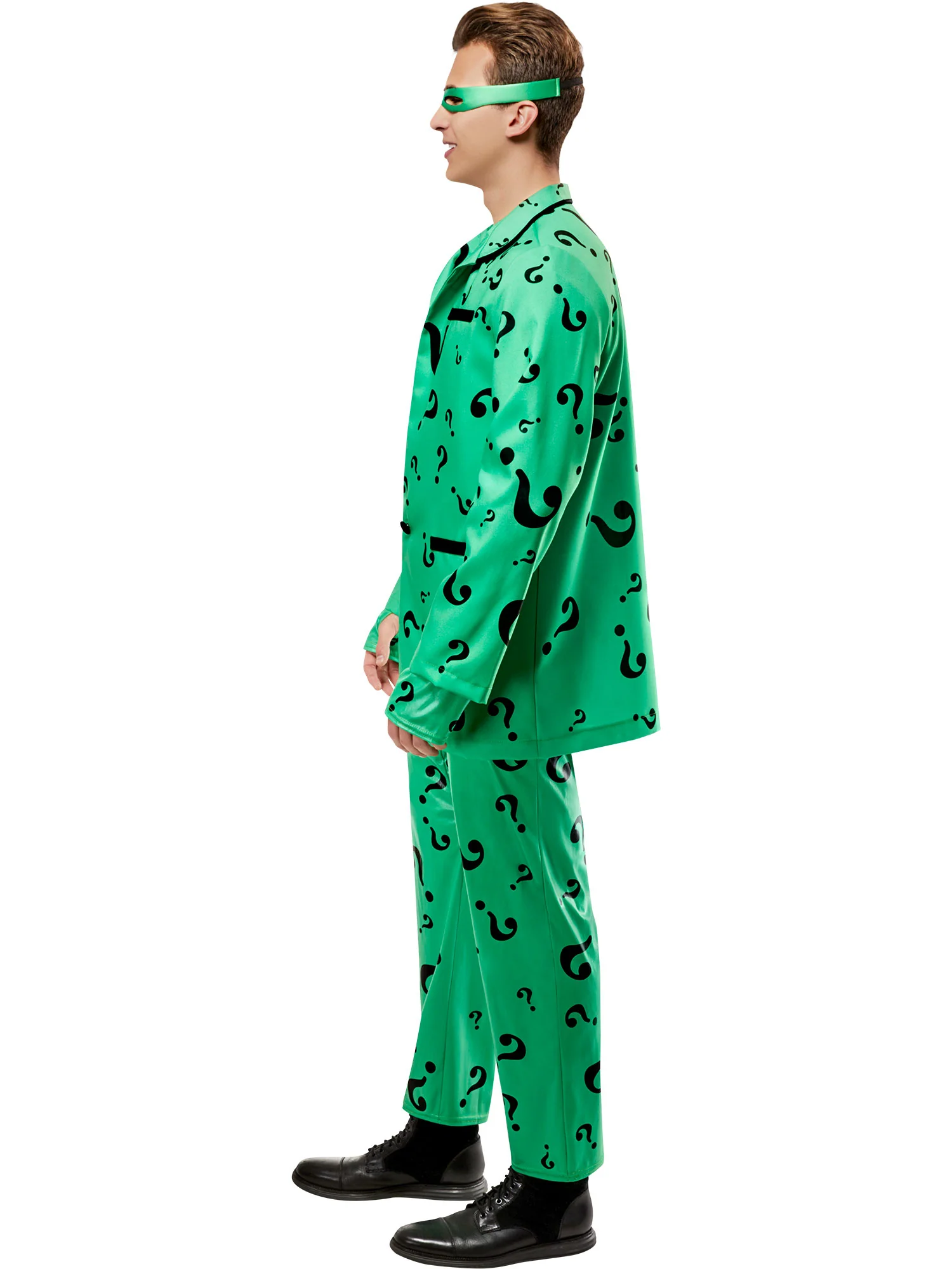 Men's Batman Forever Riddler Costume - Deluxe - Image 4