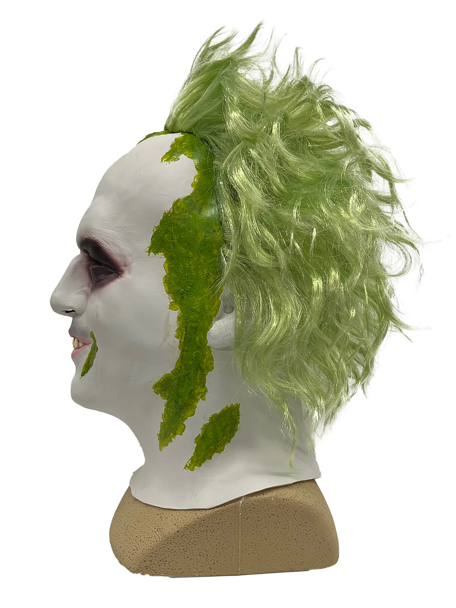 Men's Beetlejuice 2 Overhead Latex Mask with Hair - Image 2