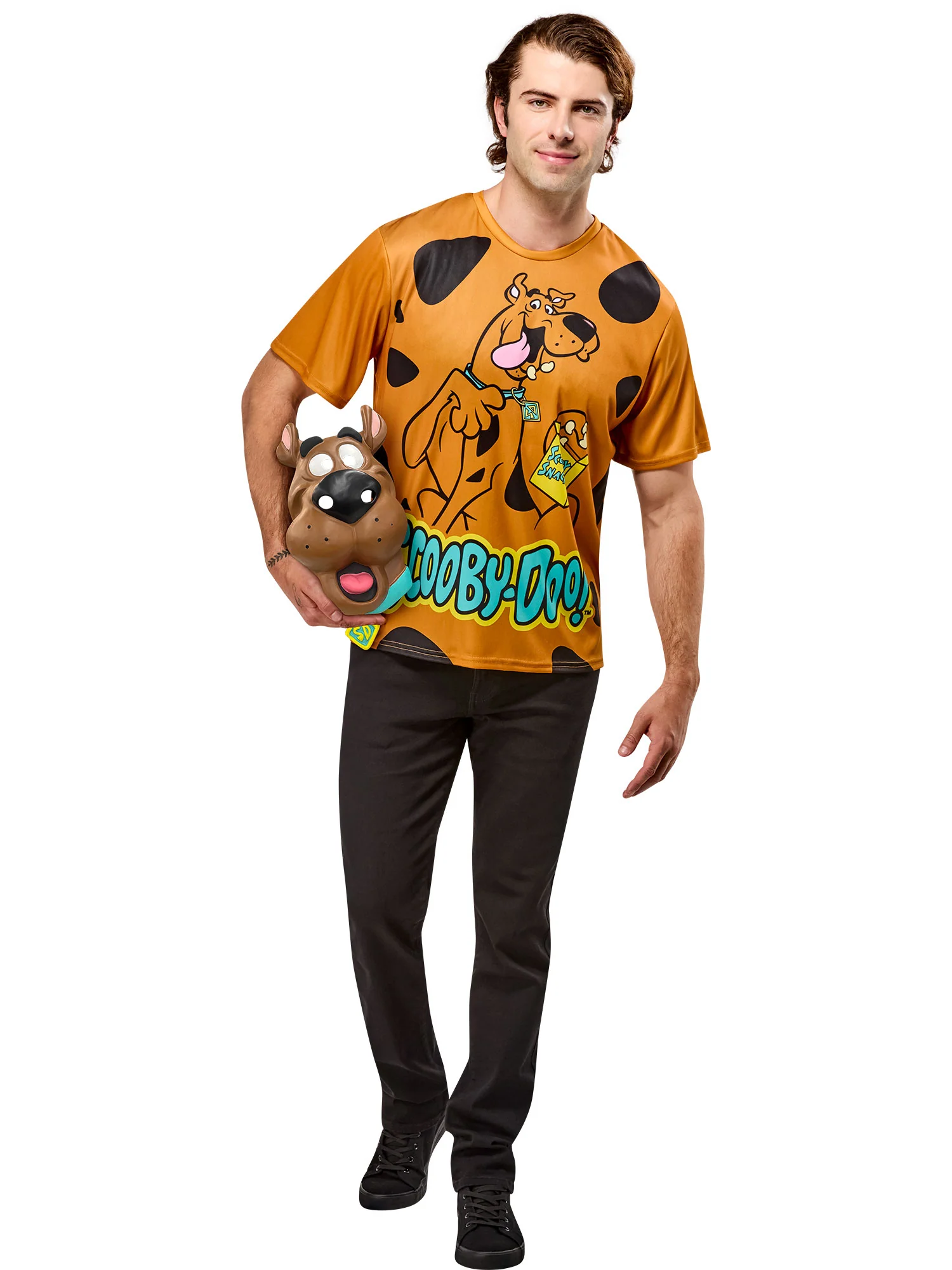 Men's Ben Cooper Scooby Doo T-Shirt and Half Mask - Image 2