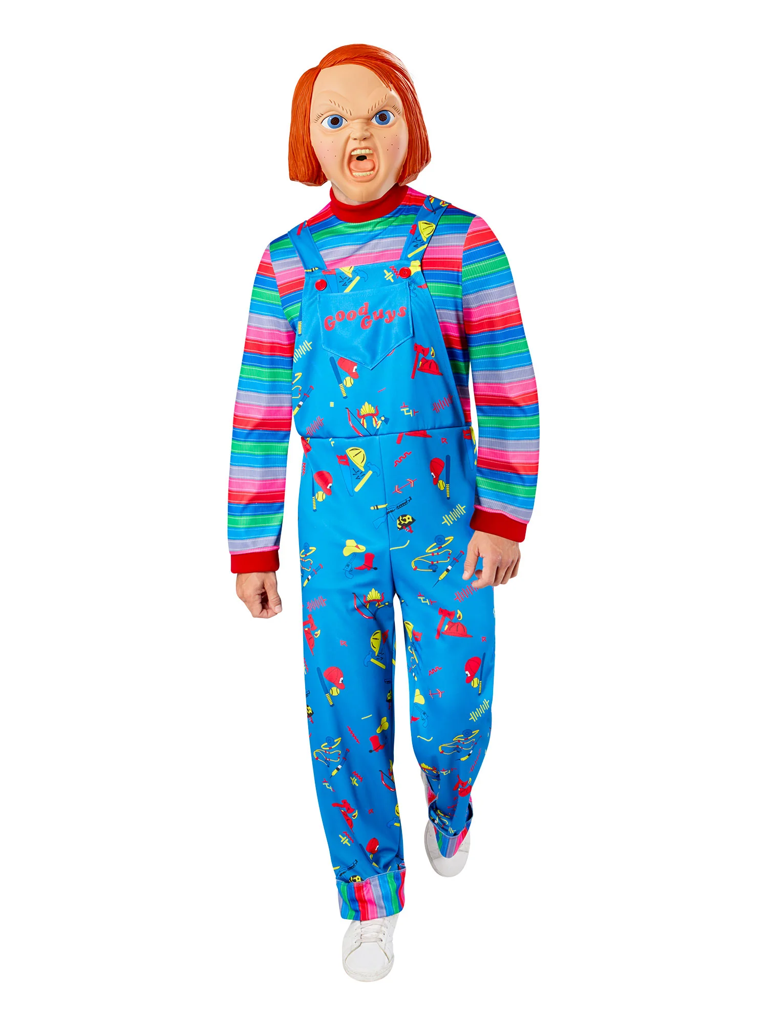 Men's Child's Play 2 Chucky Costume with Mask - Image 2