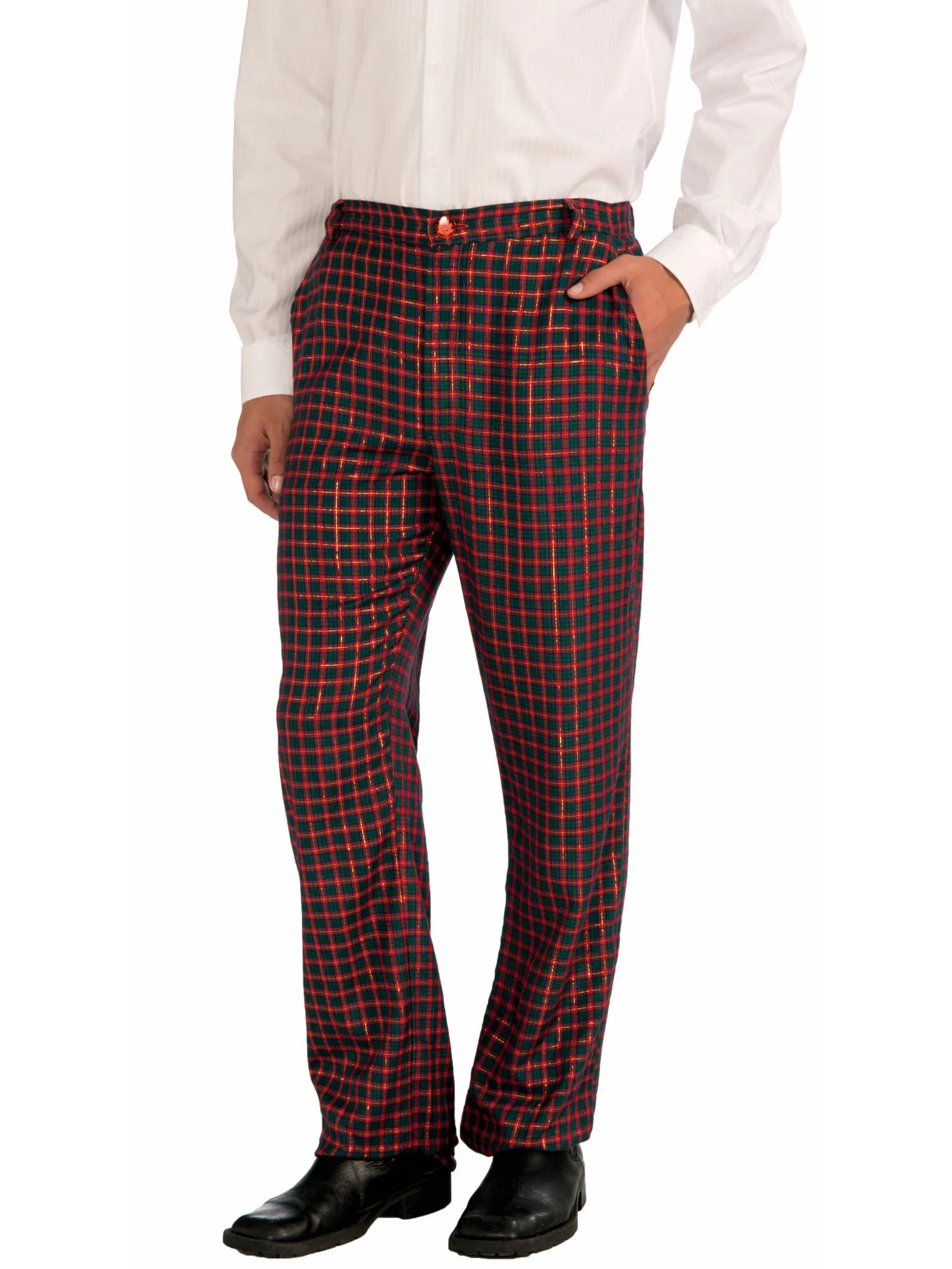 Mens Christmas Plaid Pants