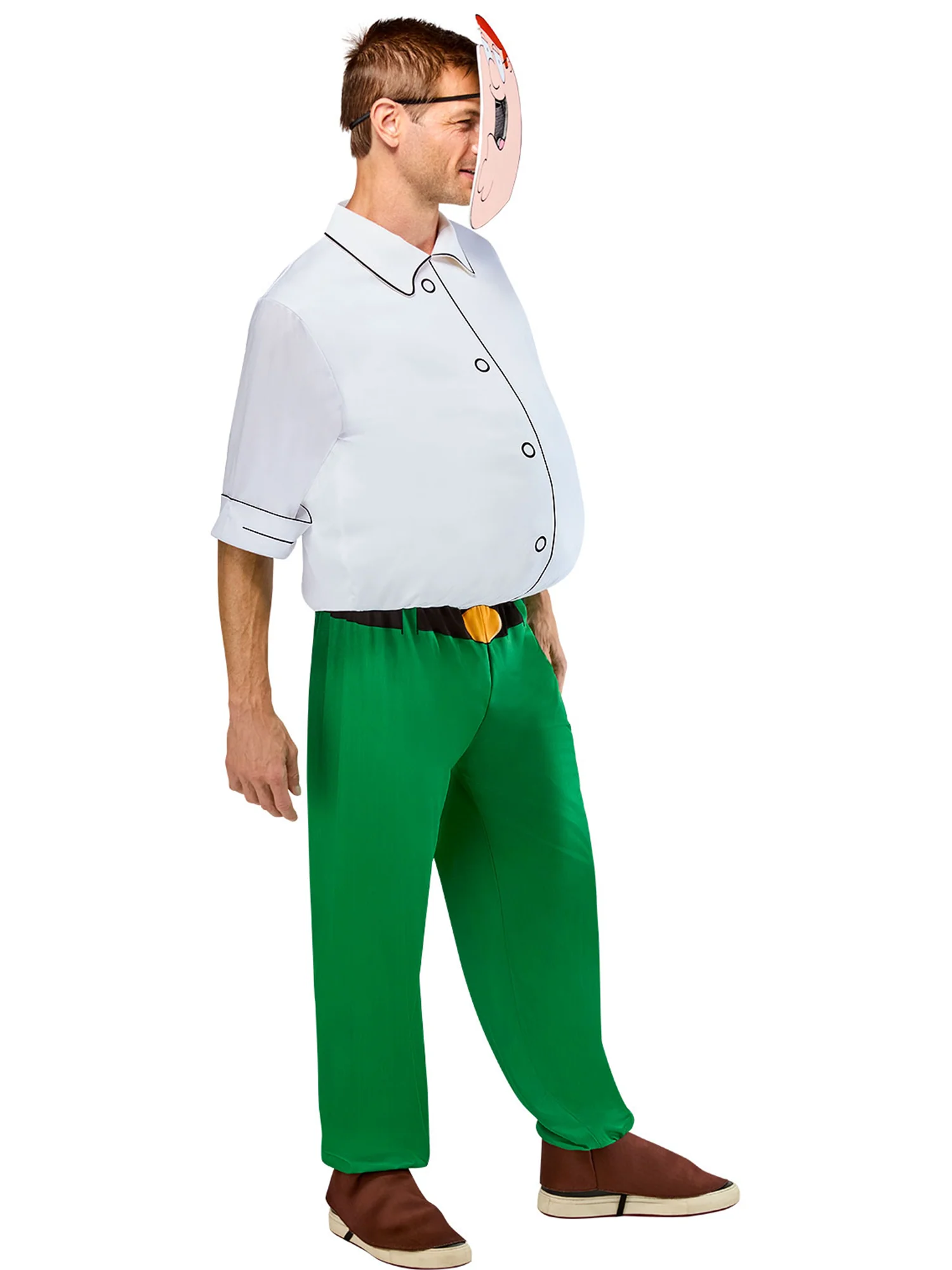 Men's Family Guy Peter Griffin Costume with Mask - Image 3