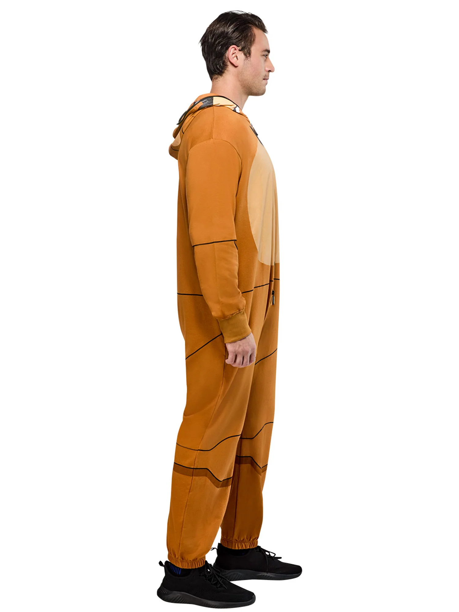Adult Five Nights at Freddy's Freddy Fazbear Zipsters Hooded Costume - Image 3