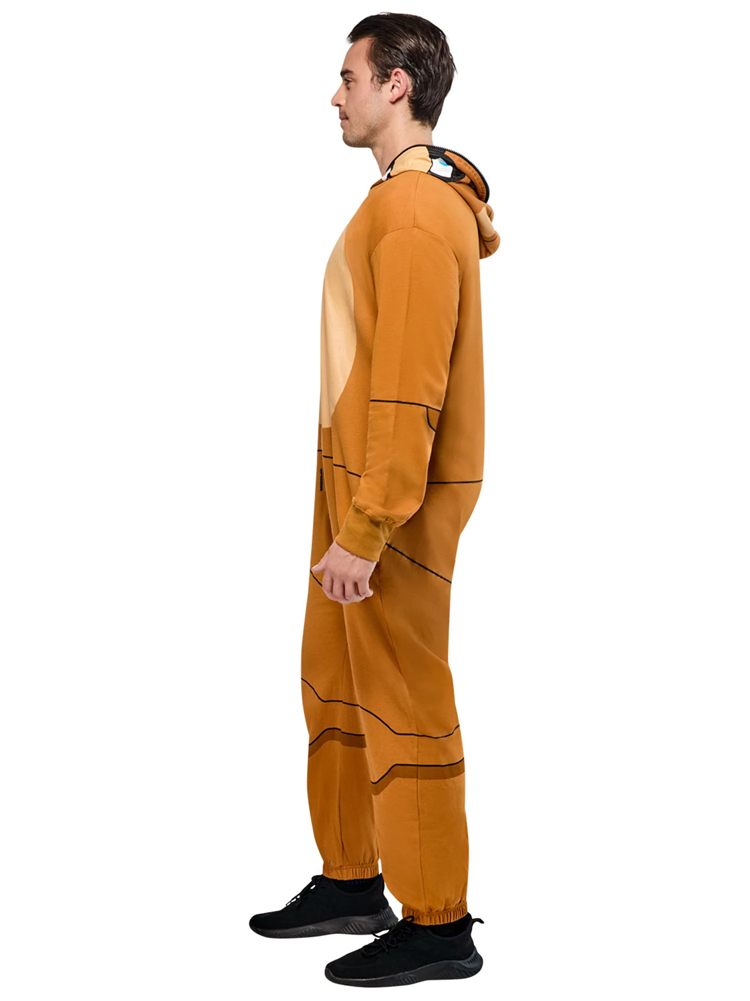 Adult Five Nights at Freddy's Freddy Fazbear Zipsters Hooded Costume - Image 4