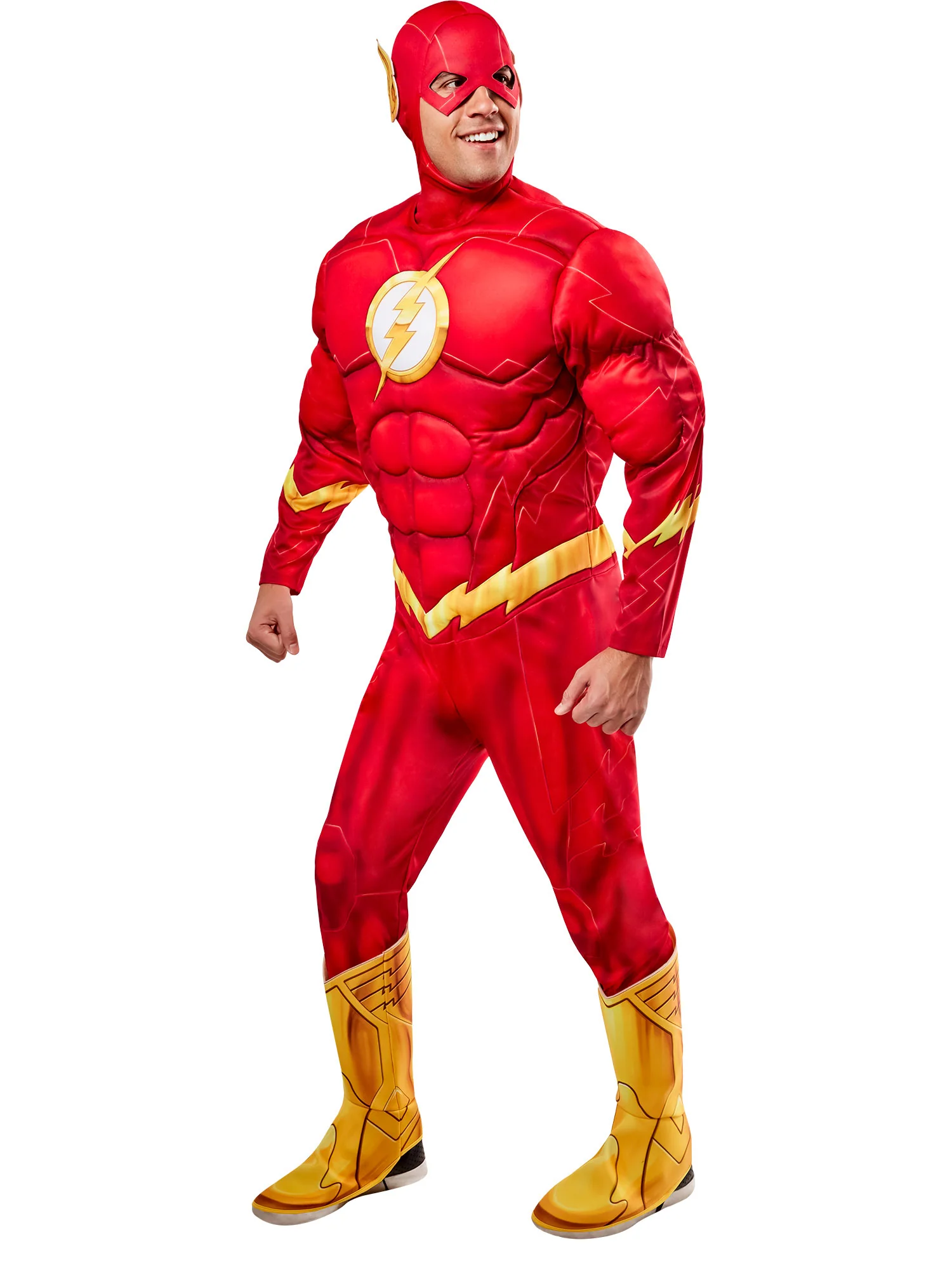 Men's Flash Muscle Chest Costume - Deluxe - Image 2
