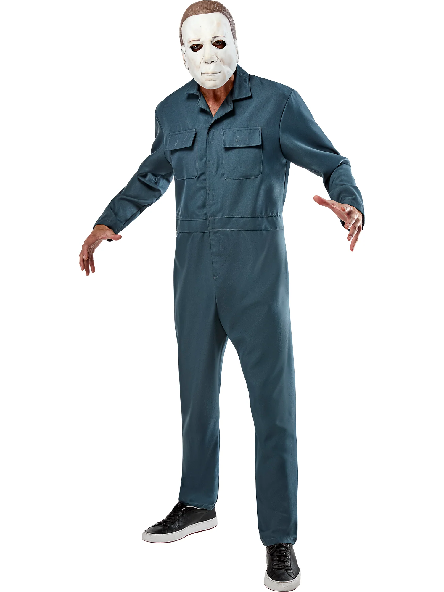 Men's Halloween 2 Michael Myers 3/4 Mask with Sculpted Hair