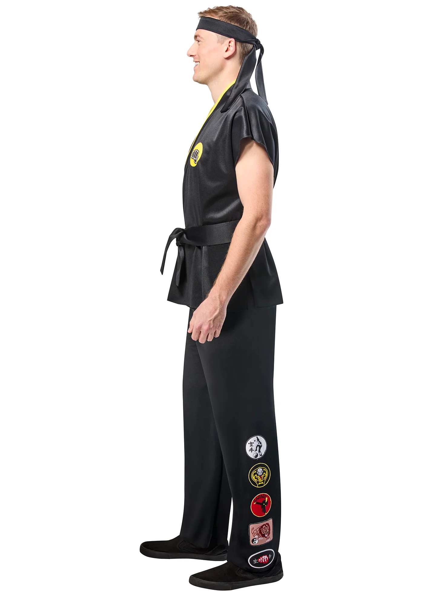 Men's Karate Kid Classic Cobra Kai Johnny Lawrence Costume - Image 4