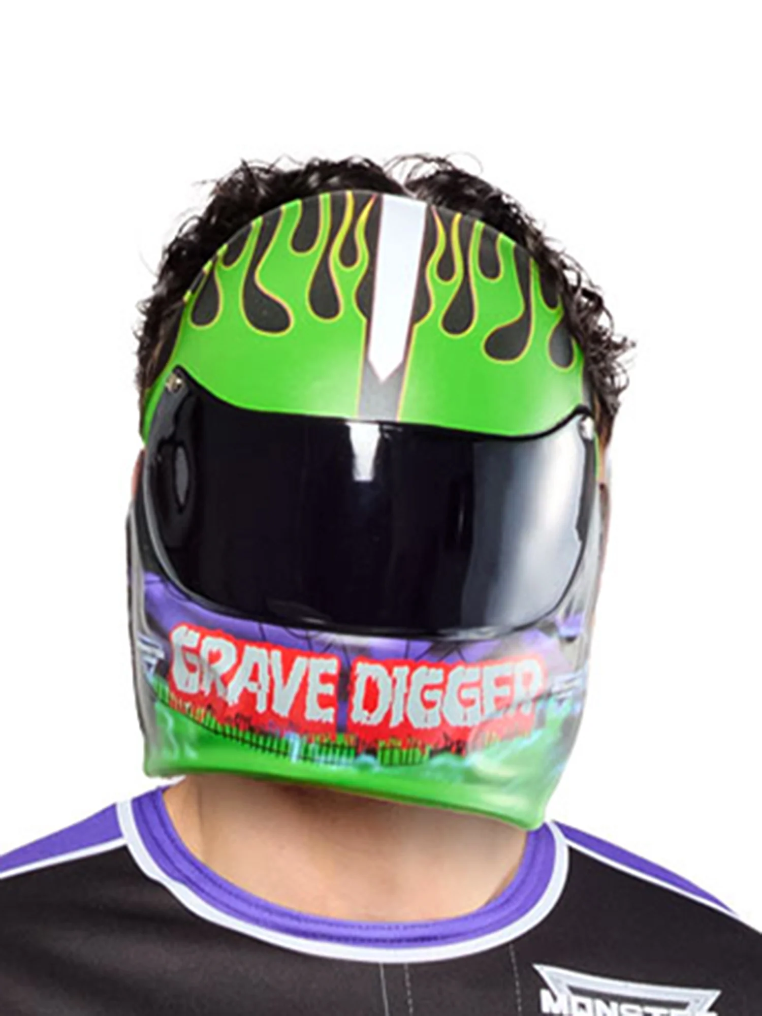 Men's Monster Jam Grave Digger Top and Mask - Image 5