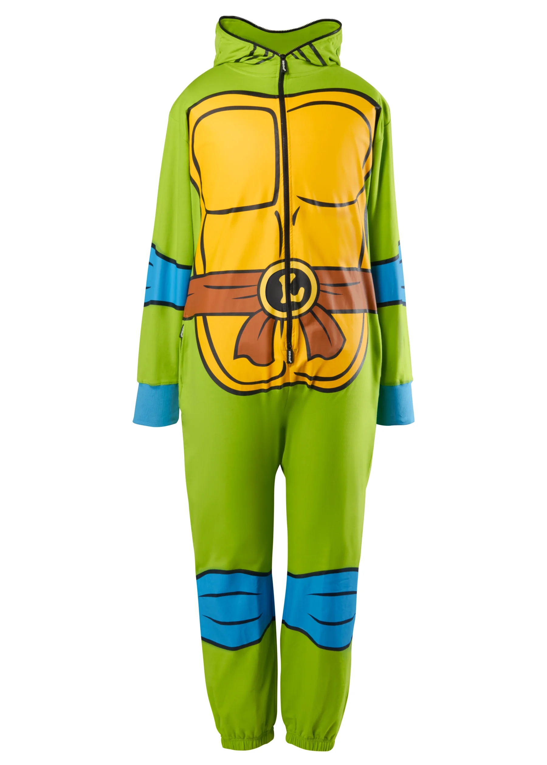 Men's Teenage Mutant Ninja Turtles Classic Leonardo Zipsters Hooded Costume - Image 9