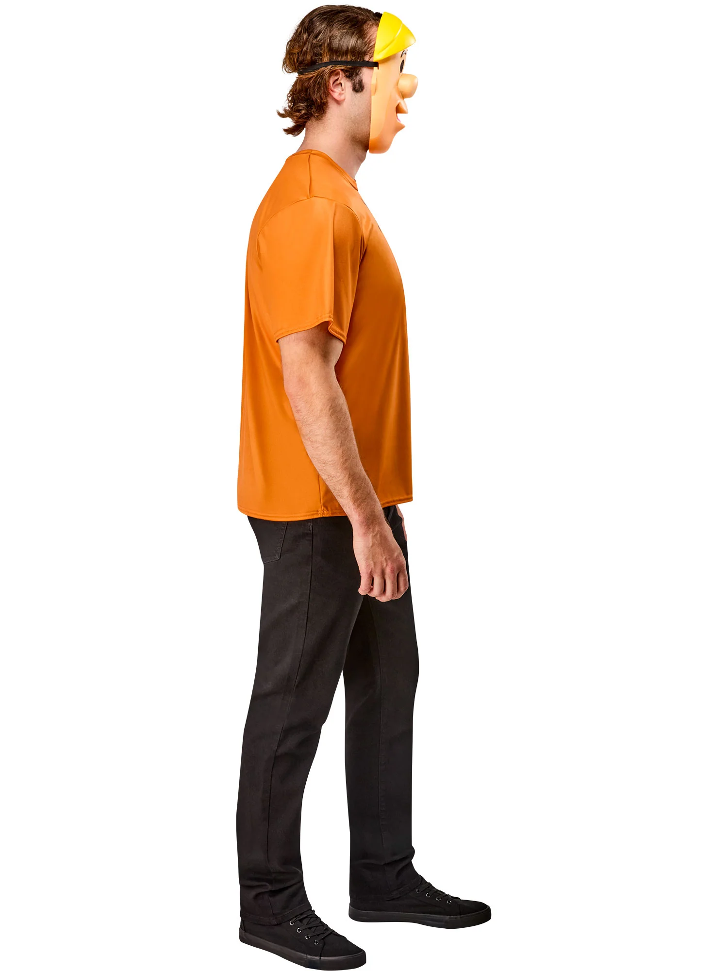 Men's The Flintstones Ben Cooper Barney Rubble T-Shirt and Half Mask - Image 5