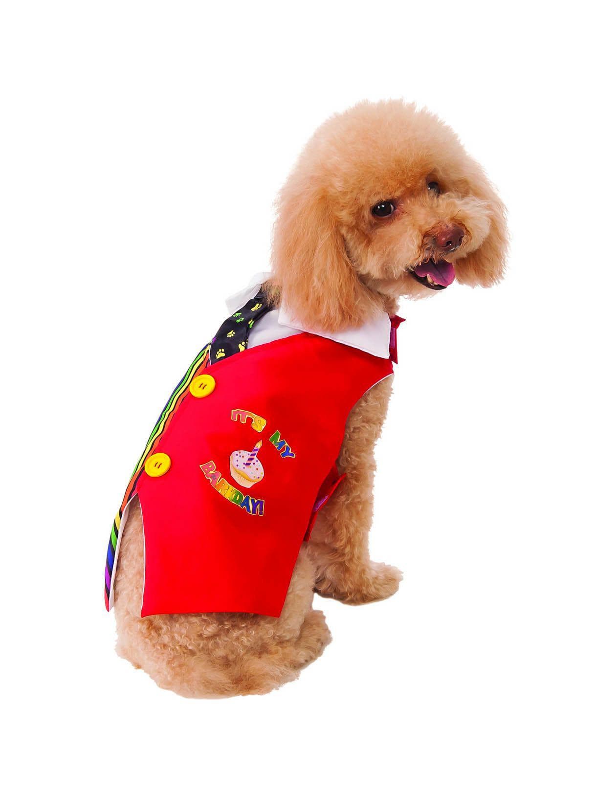 Pet Barkday Vest Costume