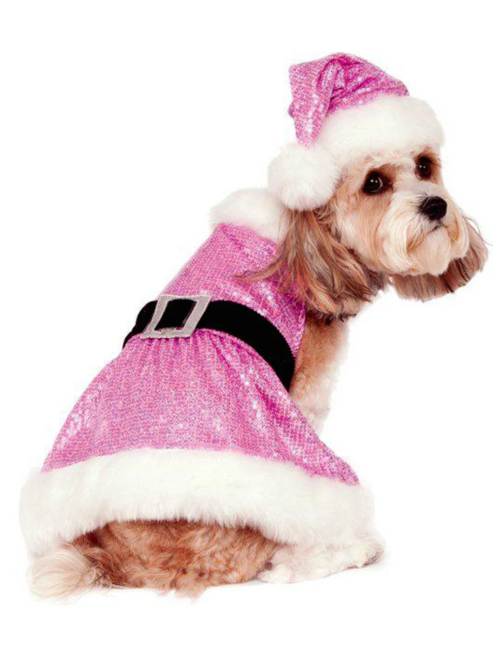 Pet Mrs. Claus Sequin Costume
