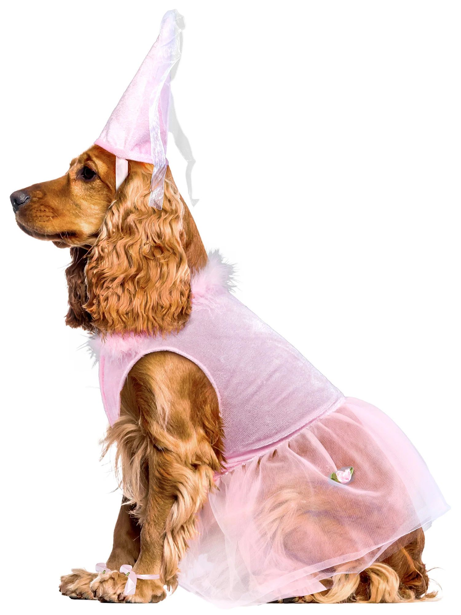 Pretty Pink Princess Pet Costume - Image 2