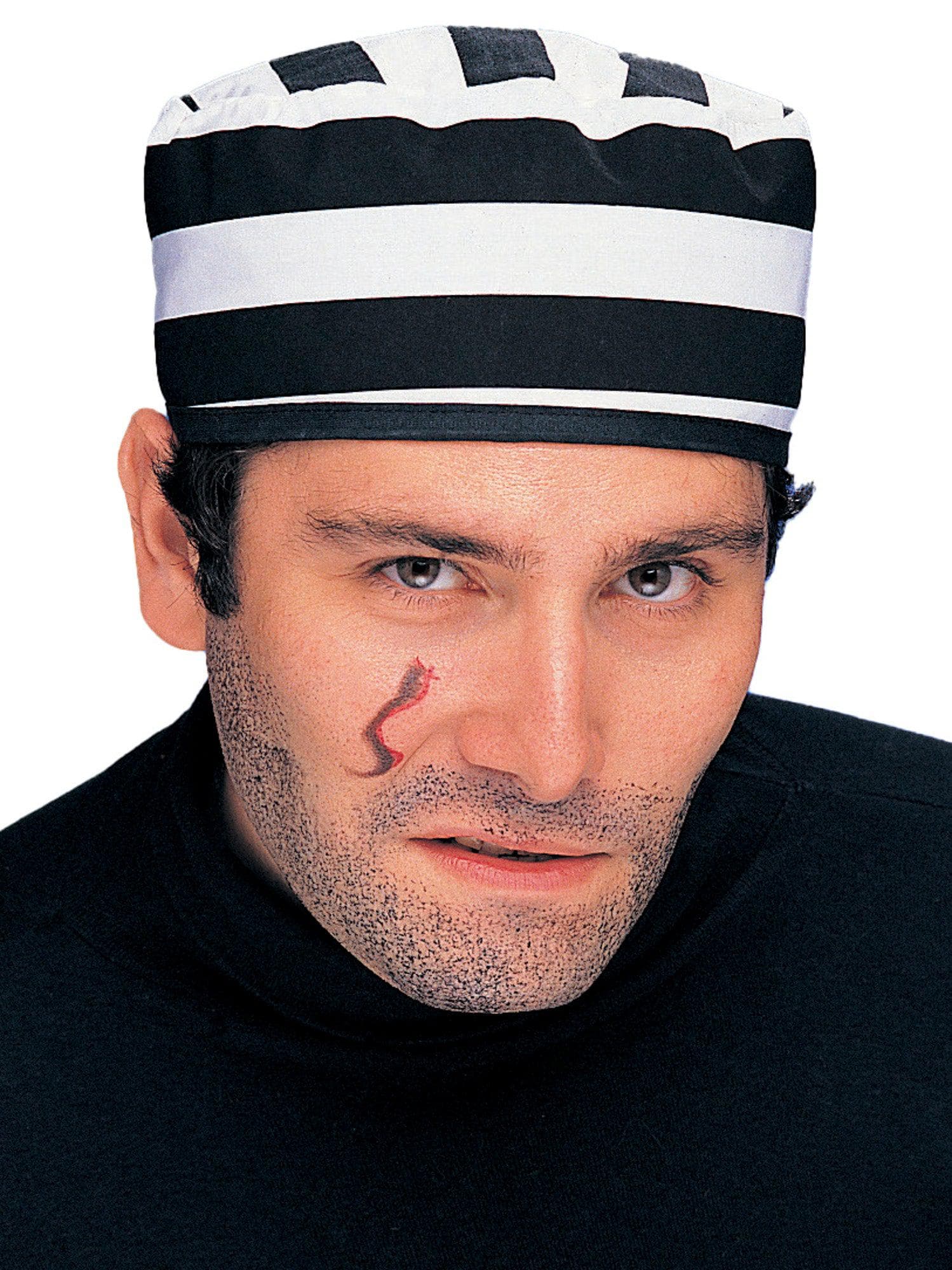 Adult Striped Prisoner Hat