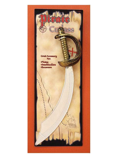 Silver And Gold Pirate Cutlass