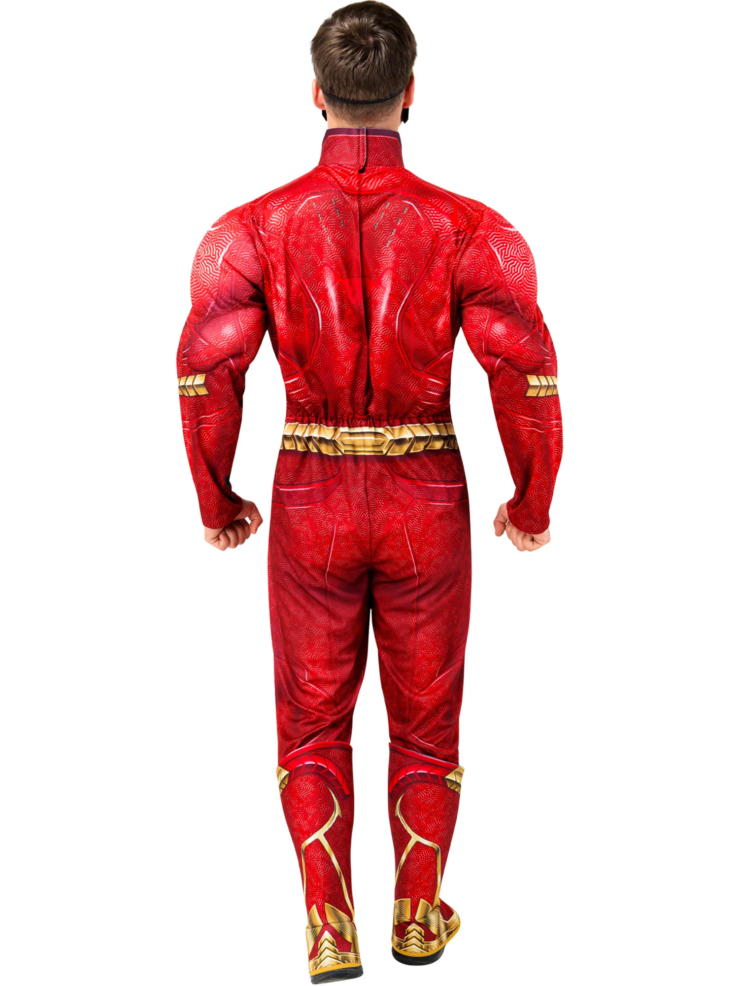 Men's The Flash Movie Flash Muscle Chest Costume - Deluxe - Image 4
