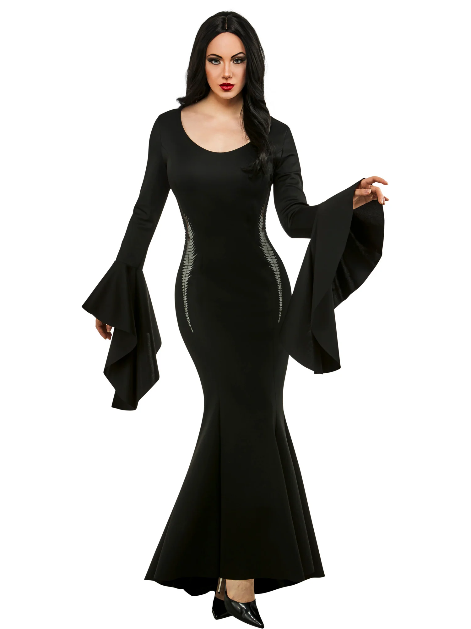 Women's Wednesday Morticia Addams Costume - Image 4