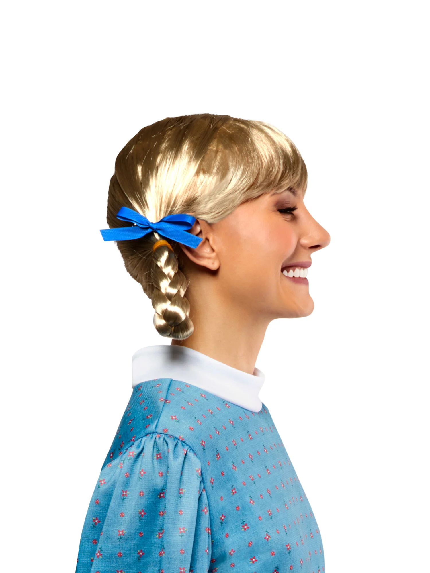 Women's American Girl Kirsten Larson Blonde Braided Ponytail Wig - Image 3