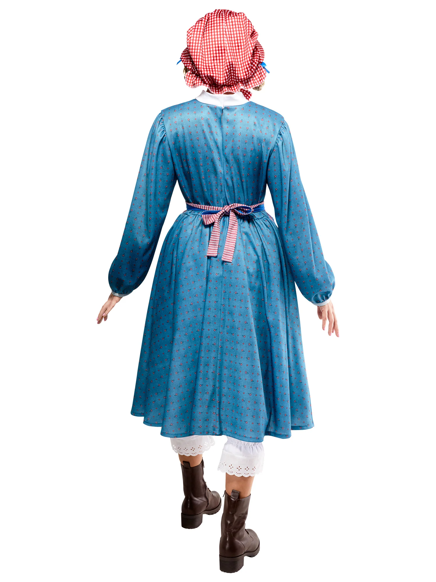 Women's American Girl Kirsten Larson Dress with Bonnet Costume Set - Image 5