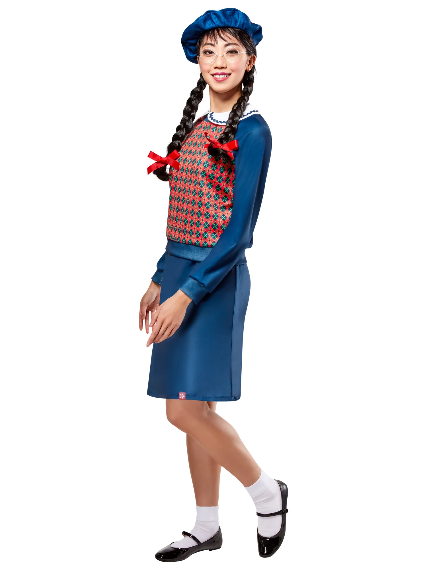 Women's American Girl Molly McIntire Dress with Beret Costume Set - Image 4