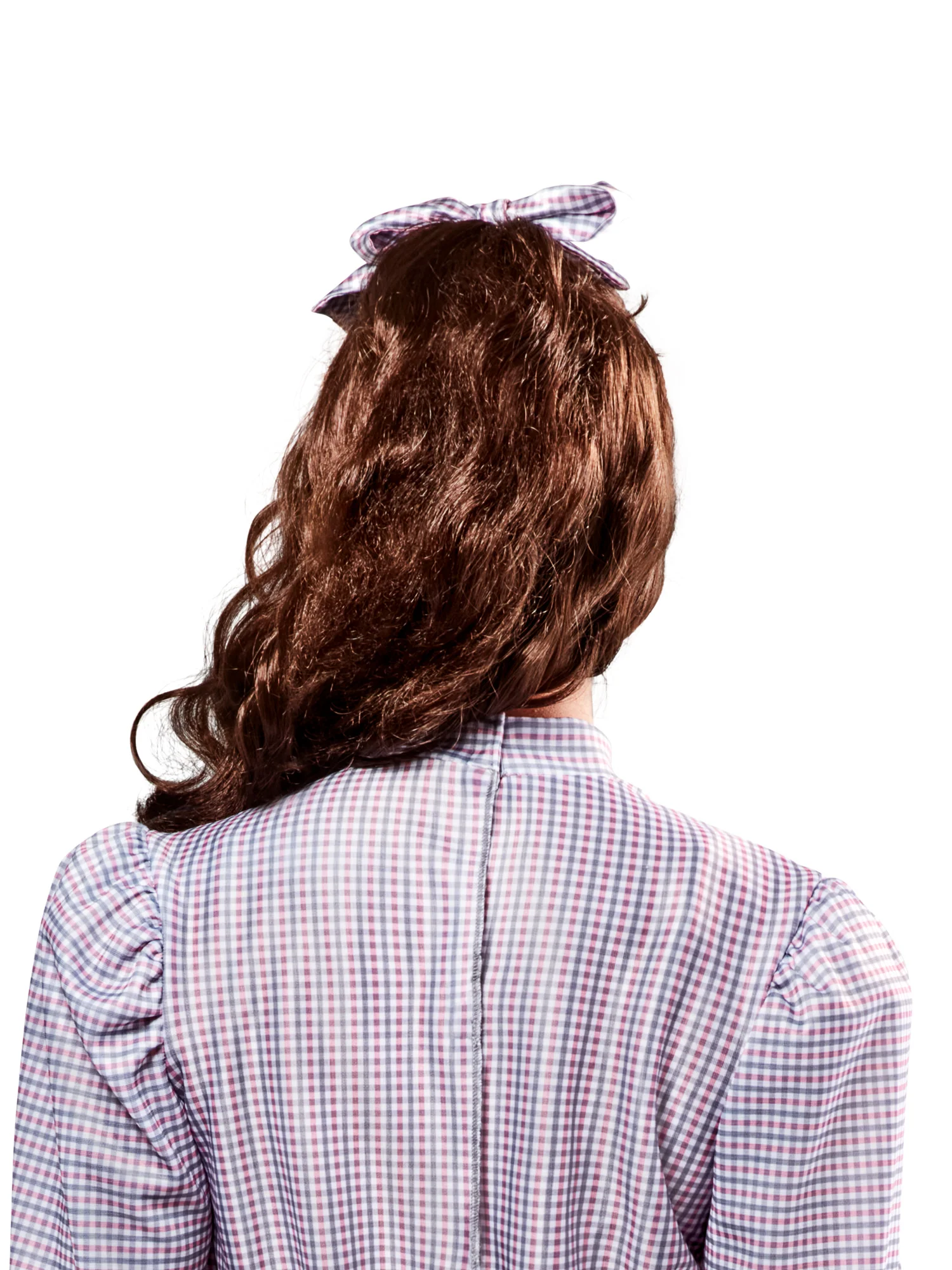 Women's American Girl Samantha Parkington Brown Wig with Bangs - Image 4