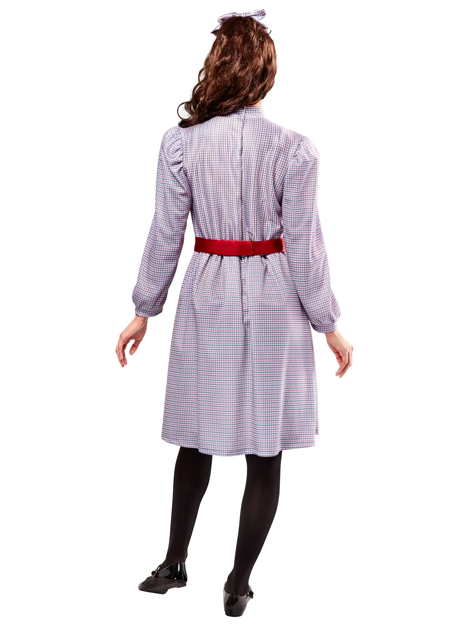 Women's American Girl Samantha Parkington Plaid Dress Costume Set - Image 5
