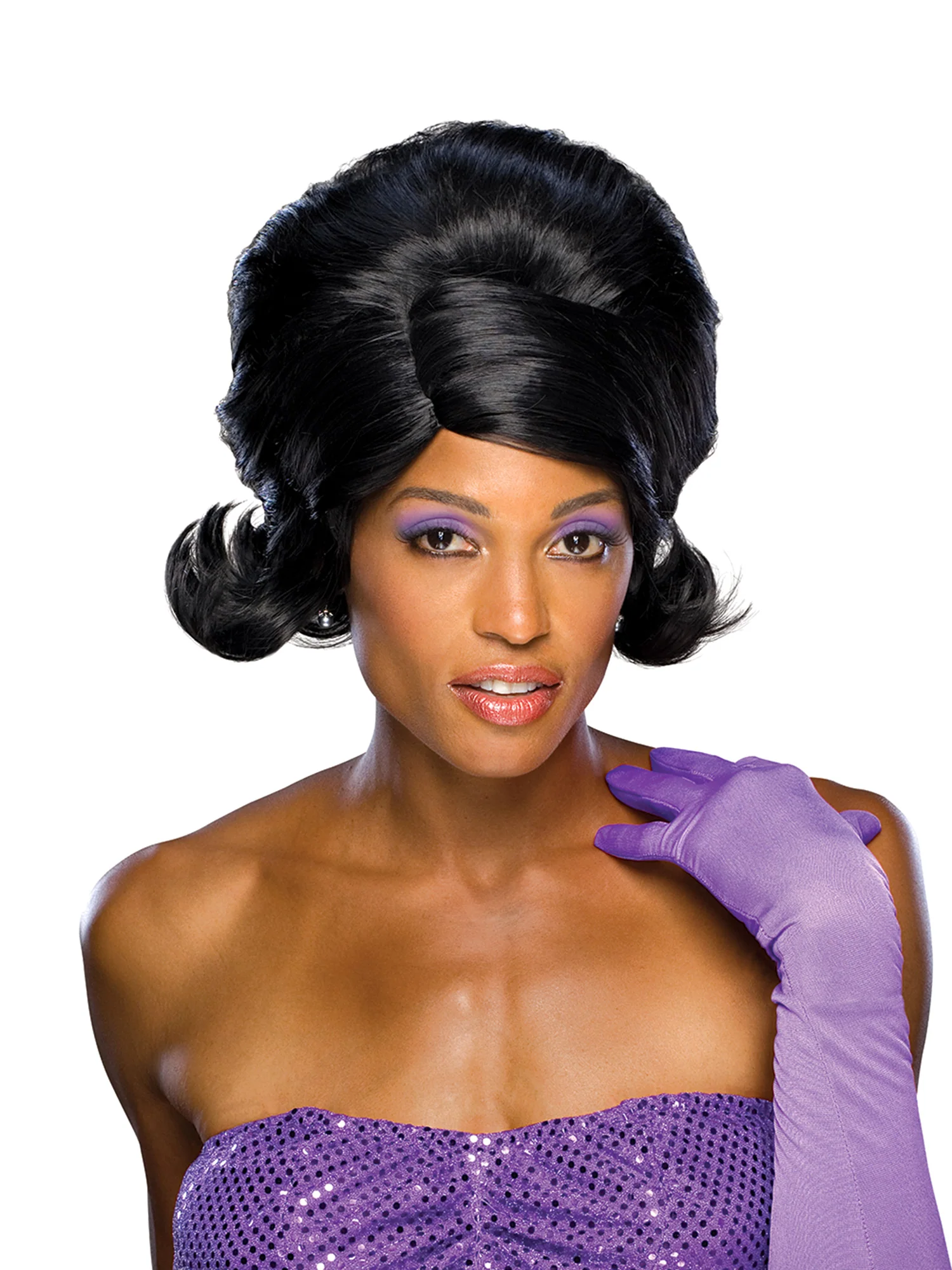 Women's Black Dream Leader 1960's Wig