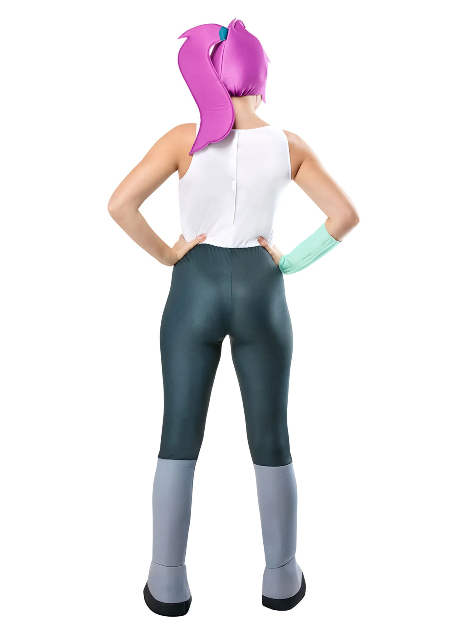 Women's Futurama Leela Costume with Wig - Image 4