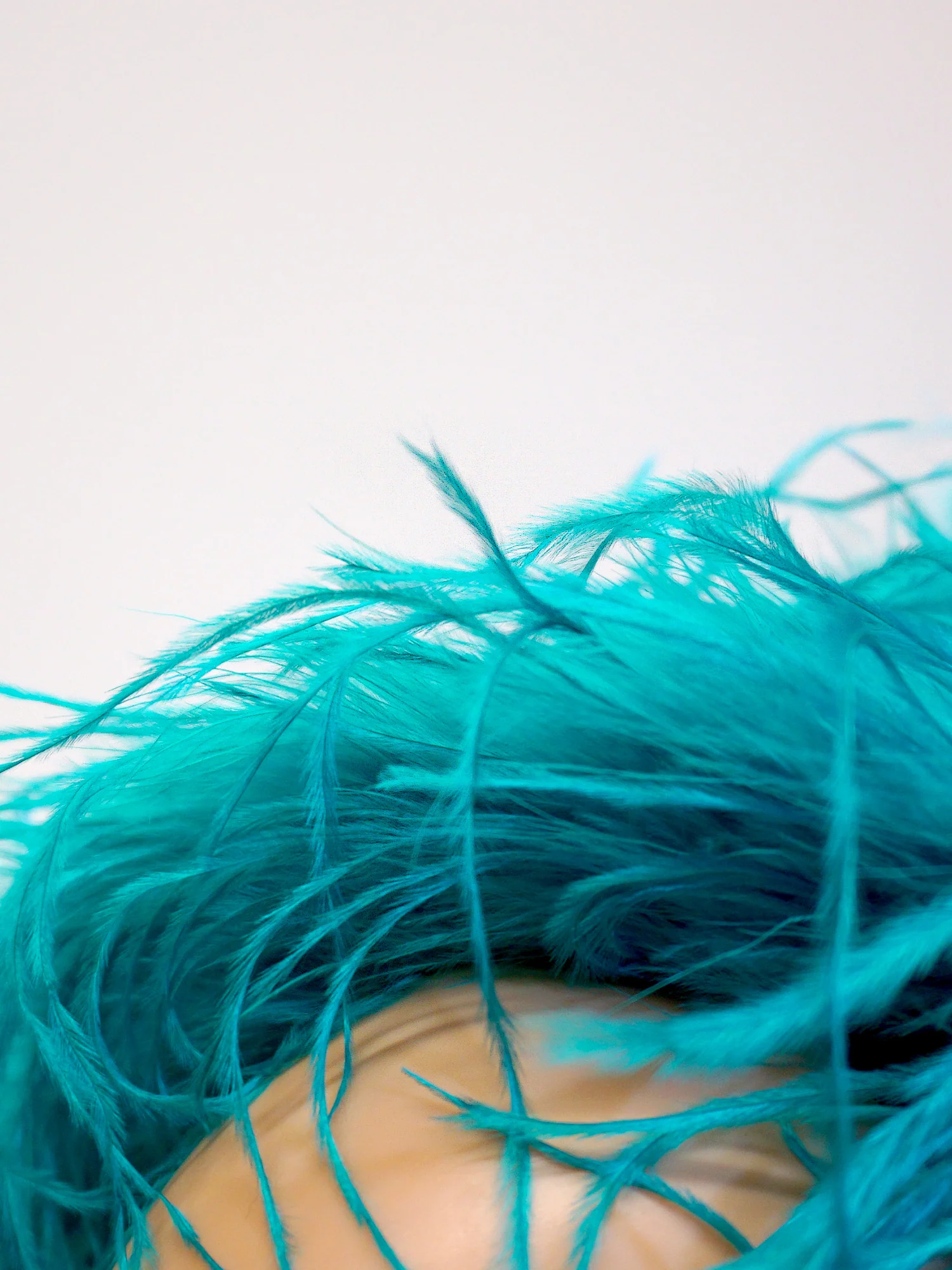 Women's Jade Feather Boa - Image 2