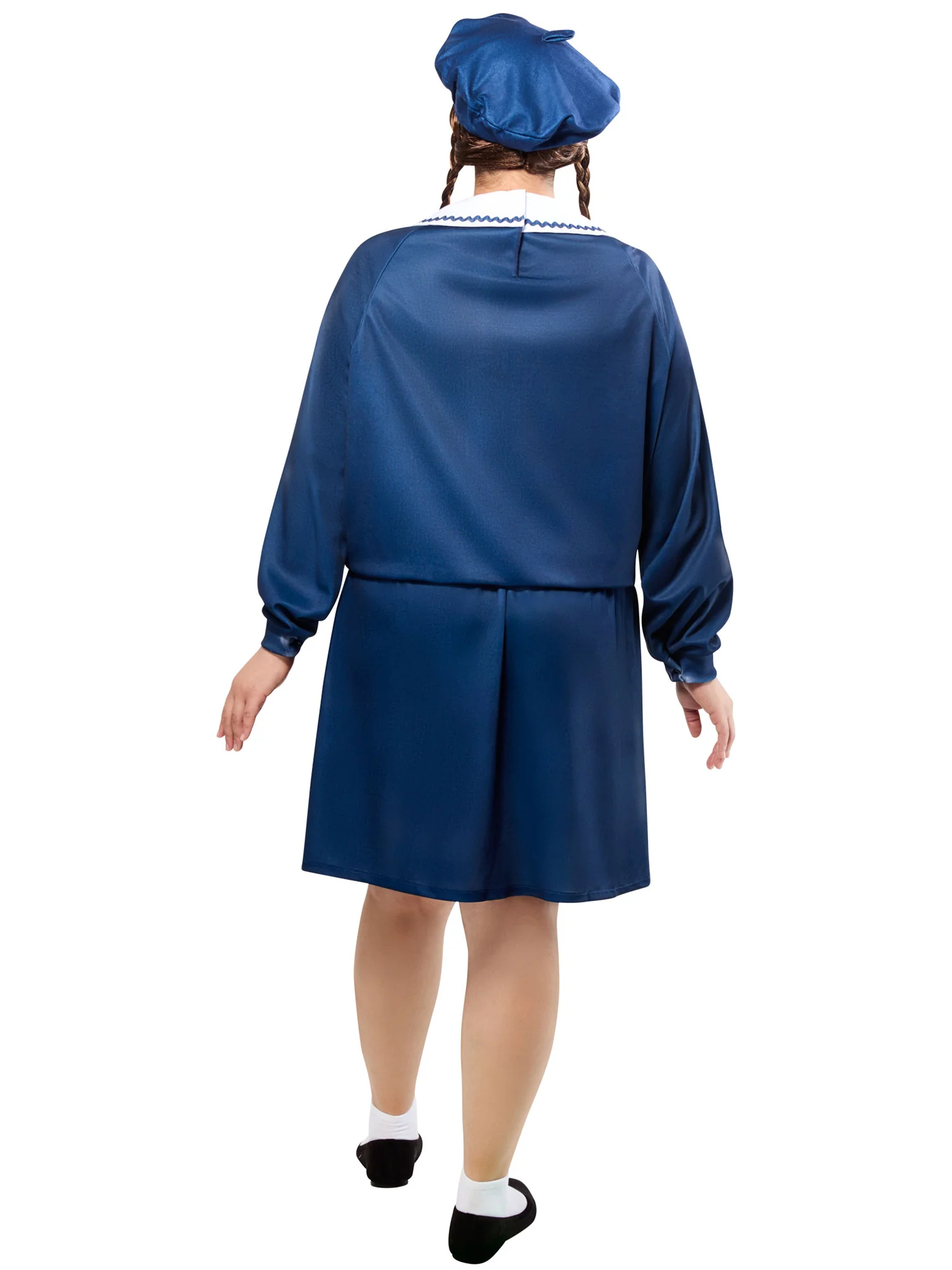Women's Plus Size American Girl Molly McIntire Dress with Beret Costume Set - Image 3