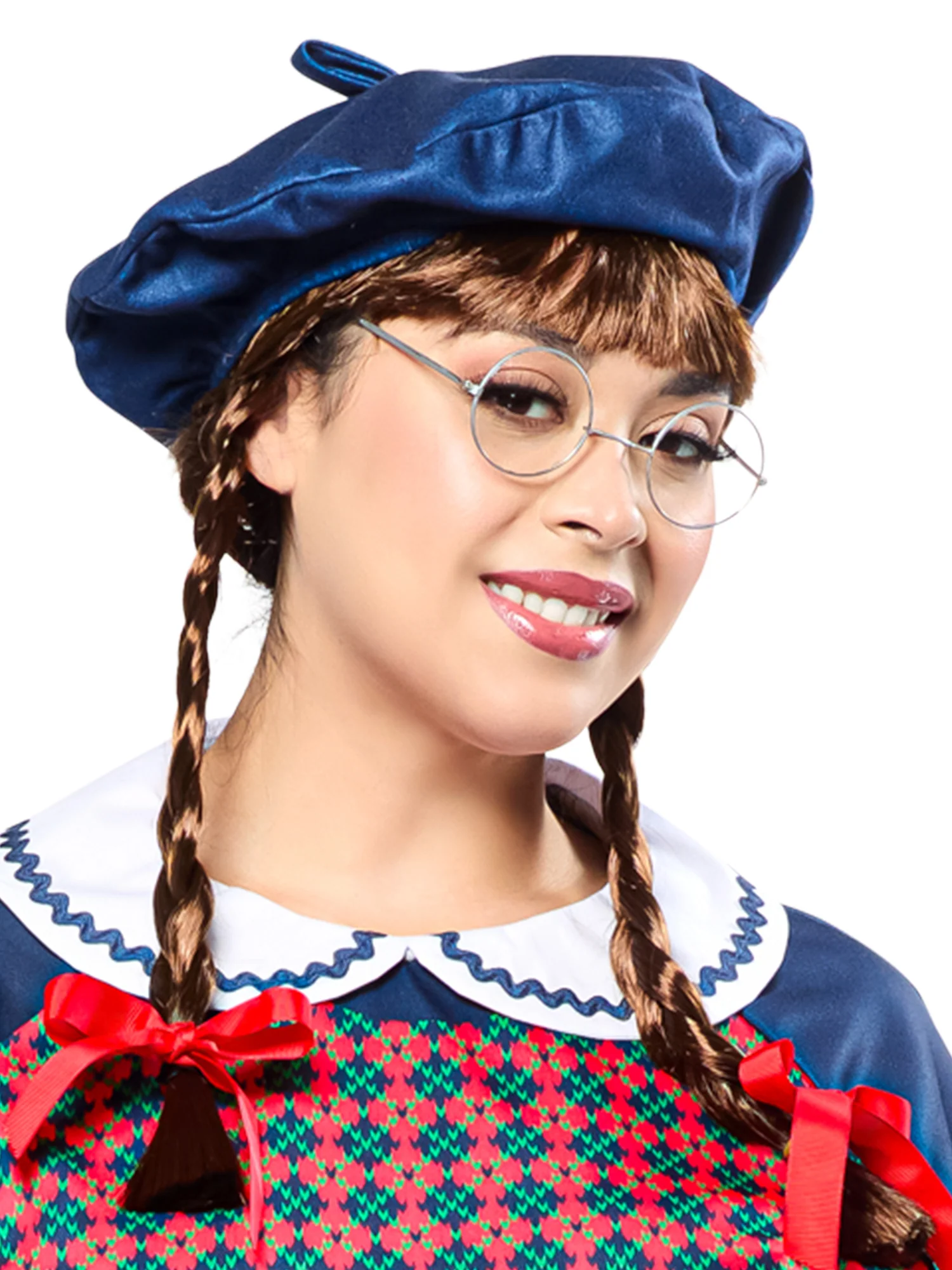 Women's Plus Size American Girl Molly McIntire Dress with Beret Costume Set - Image 5