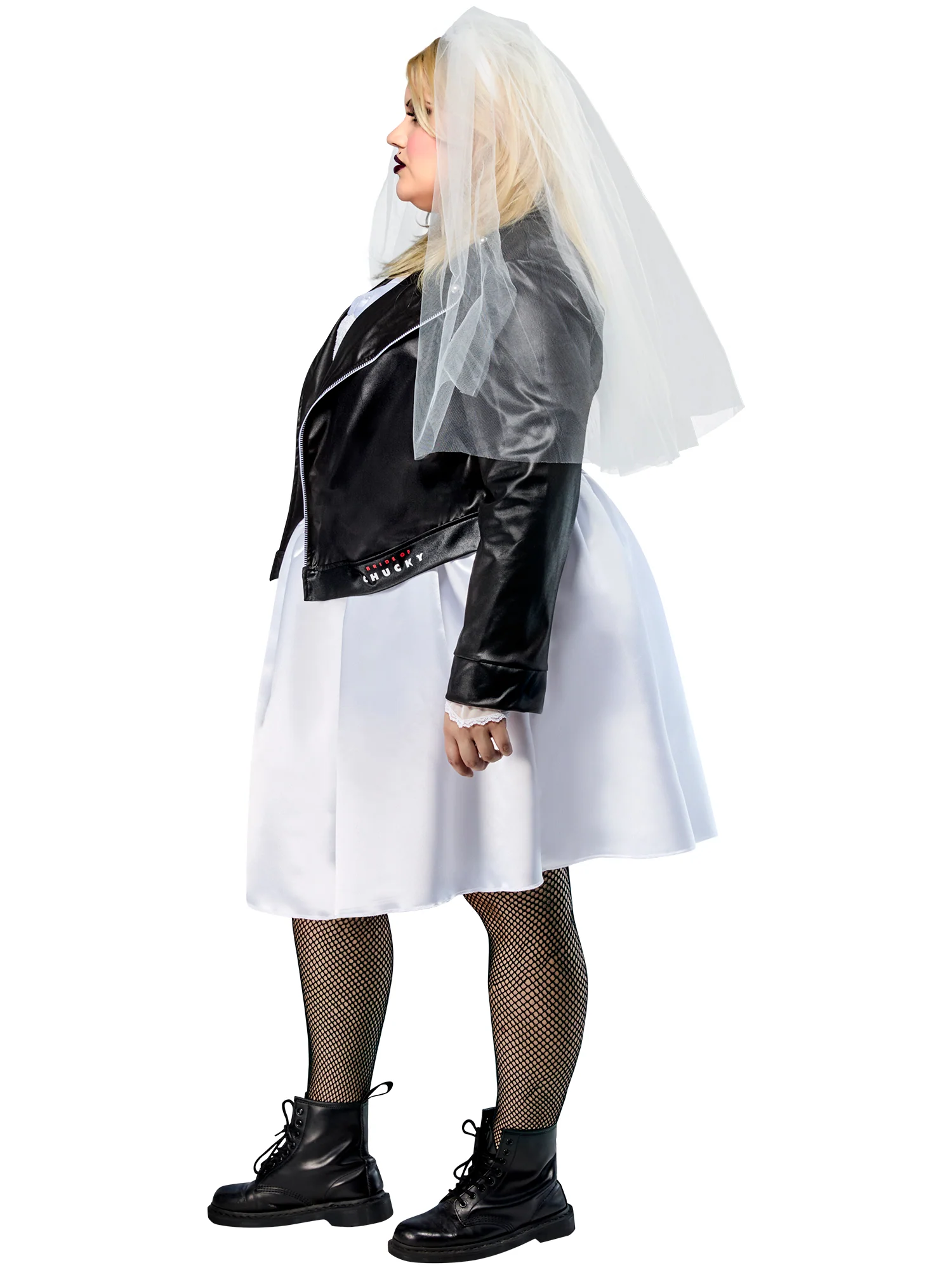 Women's Plus Size Bride of Chucky Tiffany Costume - Image 4