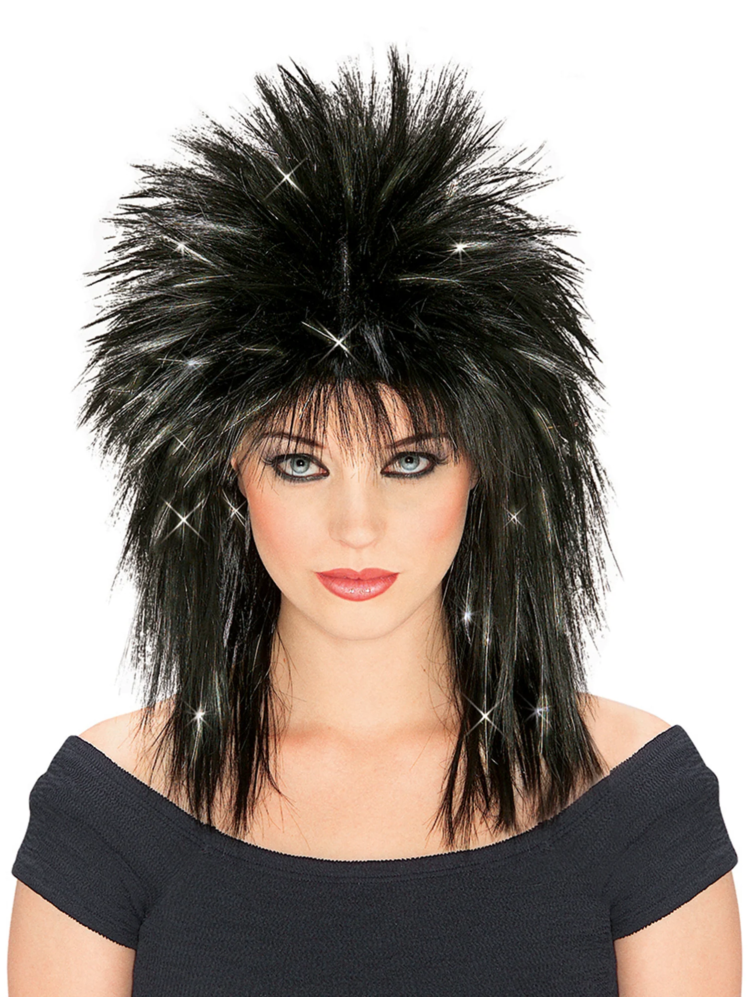 Women's Superstar Black Wig