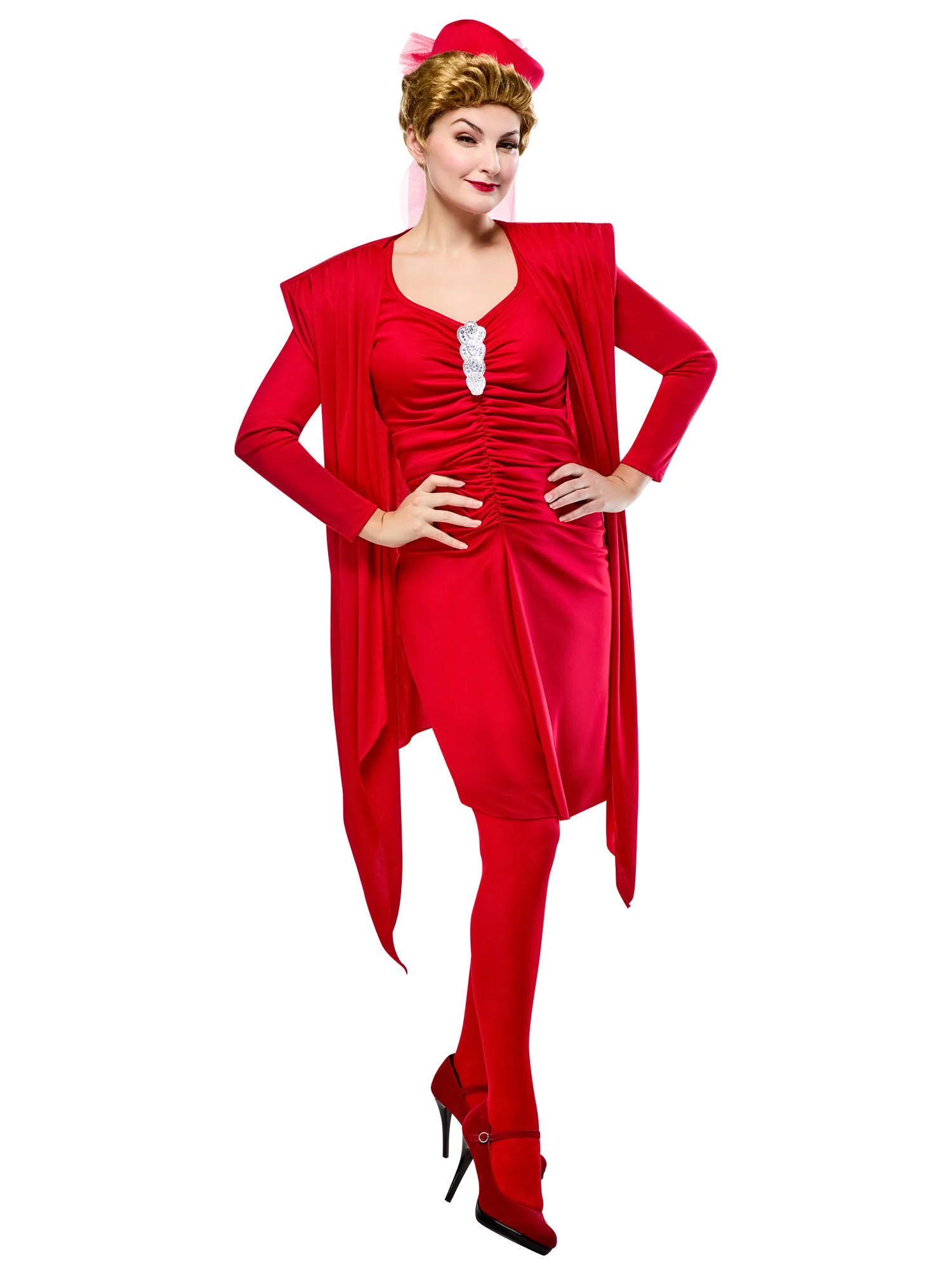 Women's The Golden Girls Blanche Costume with Wig - Image 5