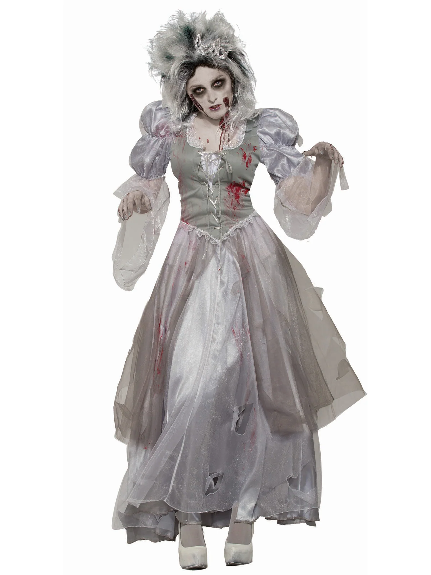 Womens's Zombie Never After Princess Costume